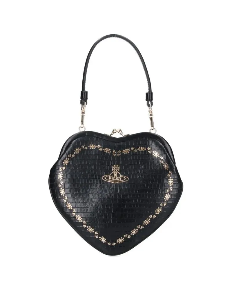 Vivienne Westwood Crossbody Bags "Belle Heart" Bag Black schwarz Schwarz