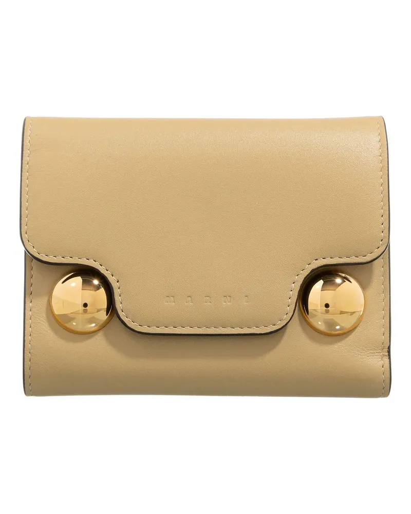 Marni Portemonnaie Trifold beige Beige