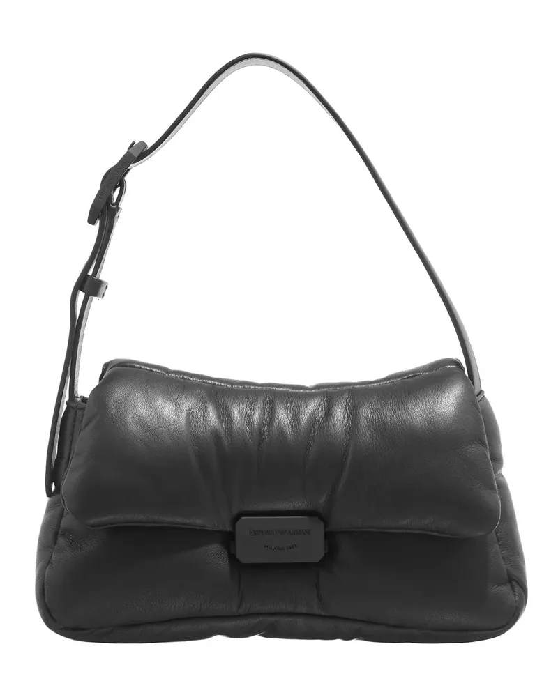 Emporio Armani Pochettes Shoulder Bag M Nappa schwarz Schwarz