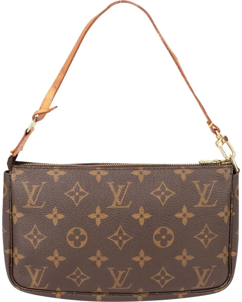 Louis Vuitton Crossbody Bags  Canvas Monogram Pochette Accessoire braun Braun