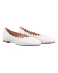 Chloé Loafers & Ballerinas Lauren Ballerina Weiß