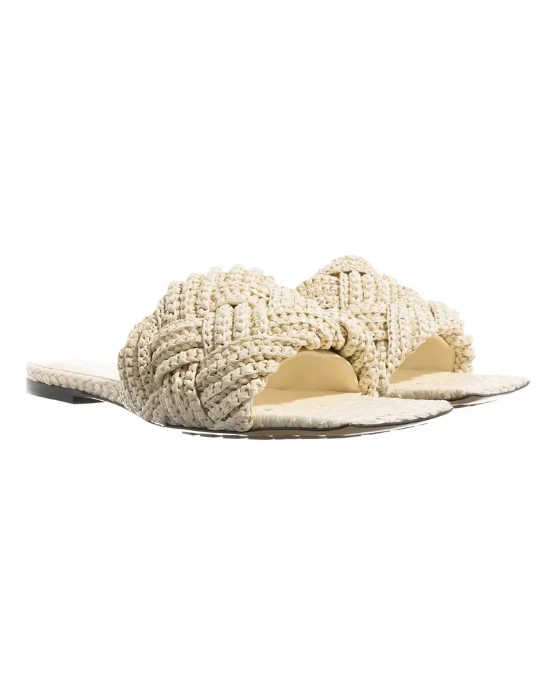 Bottega Veneta Slipper & Pantoletten Lido Flat Sandals Creme