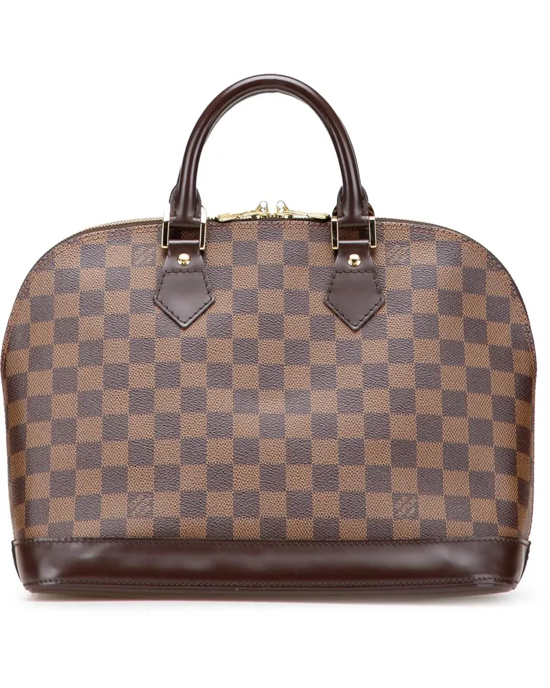 Louis Vuitton Crossbody Bags Damier Ebene Alma PM braun Braun