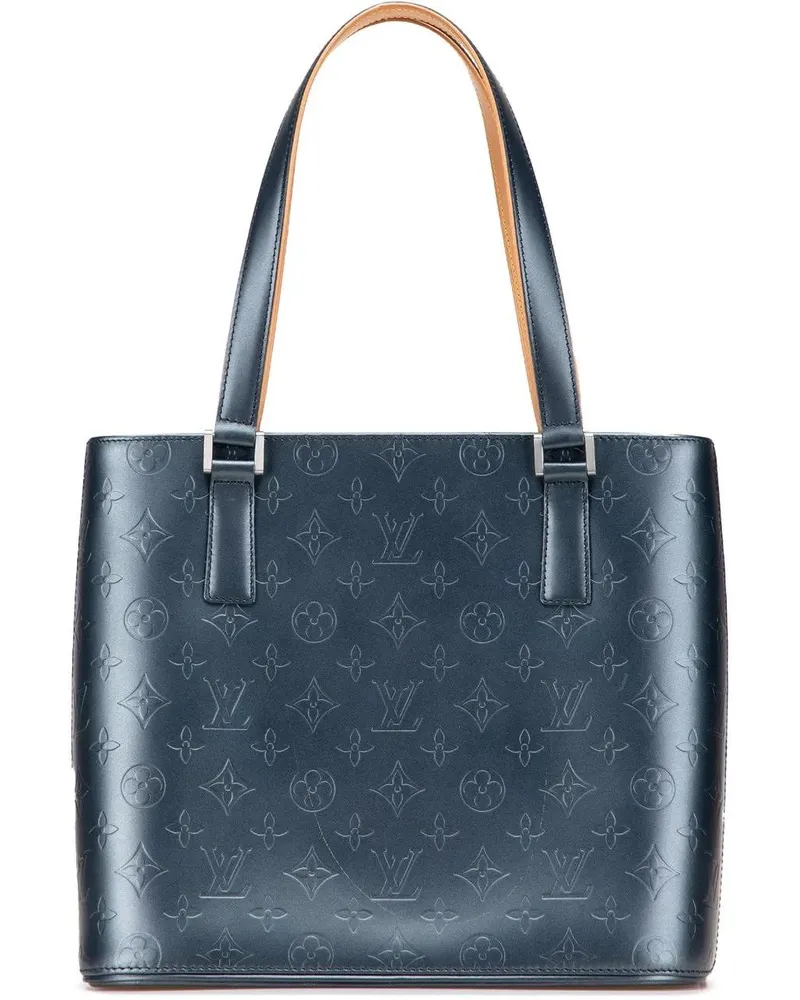 Louis Vuitton Shopper Monogram Mat Stockton blau Blau