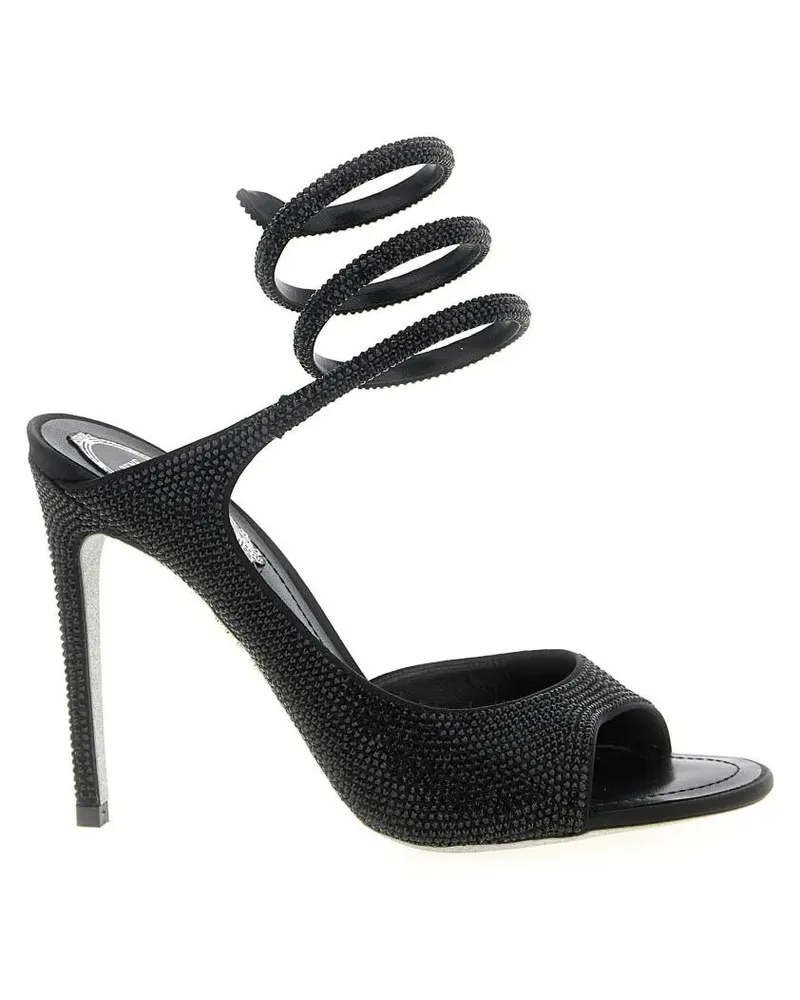 René Caovilla Sandalen 'Audrey' Sandals schwarz Schwarz