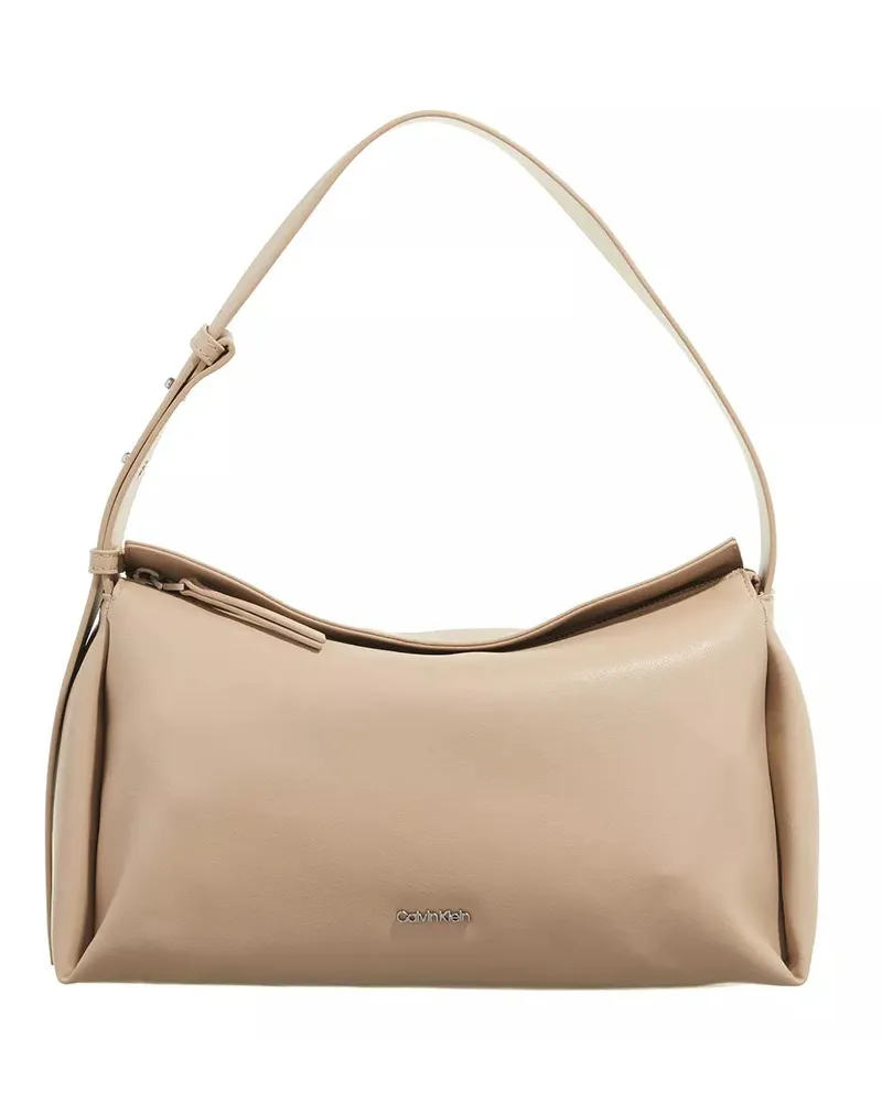 Calvin Klein Hobo Bags Elevated Soft Shoulder Bag Sm beige Beige