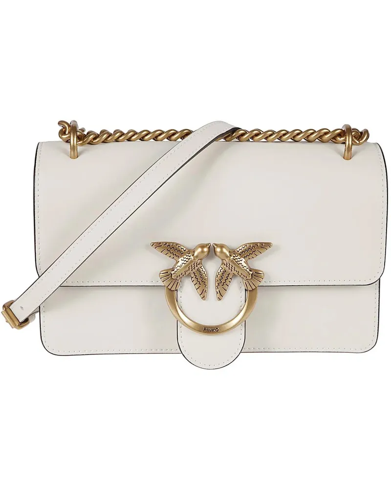 Pinko Crossbody Bags Love One Mini Bag White weiß Weiß