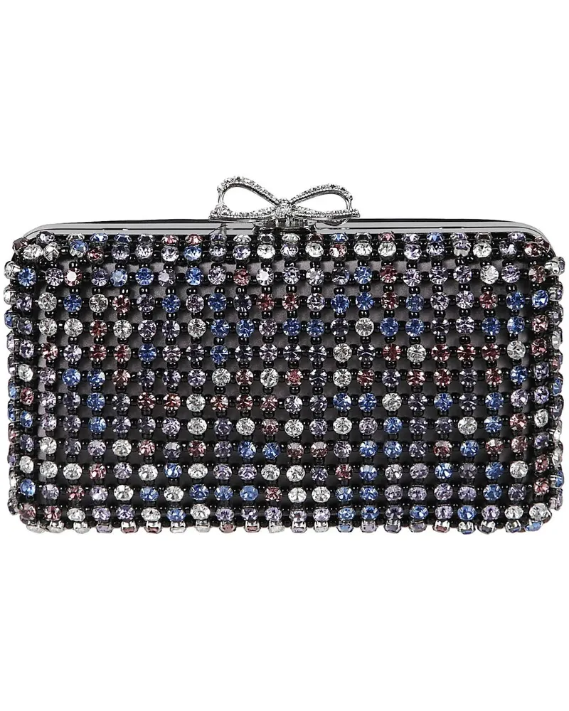 Self-Portrait Crossbody Bags Crystal Chainmail Clutch Bag Multicolour bunt Bunt