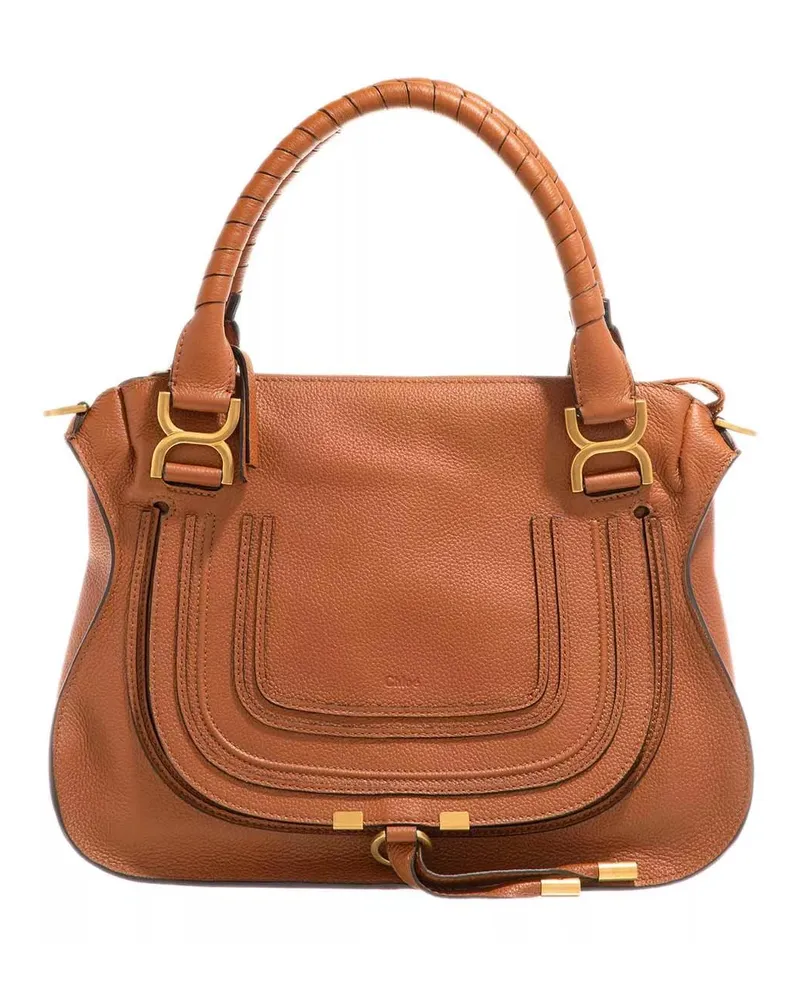Chloé Crossbody Bags Marcie cognacbraun Cognacbraun