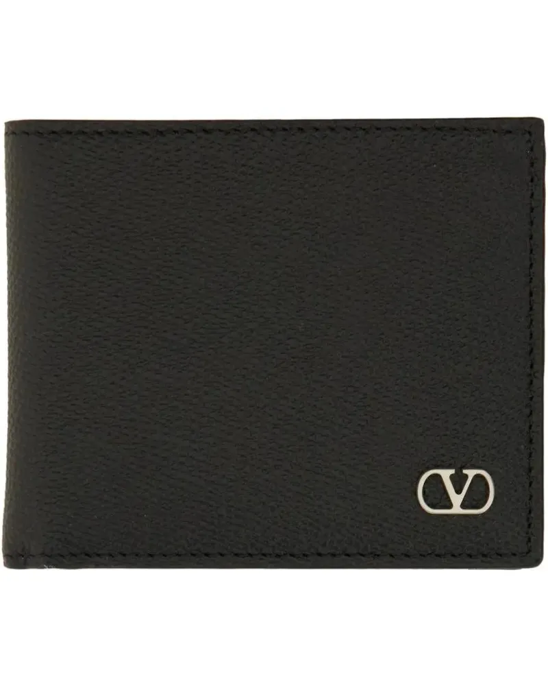 Valentino Garavani Portemonnaies "Vlogo Signature" Wallet schwarz Schwarz