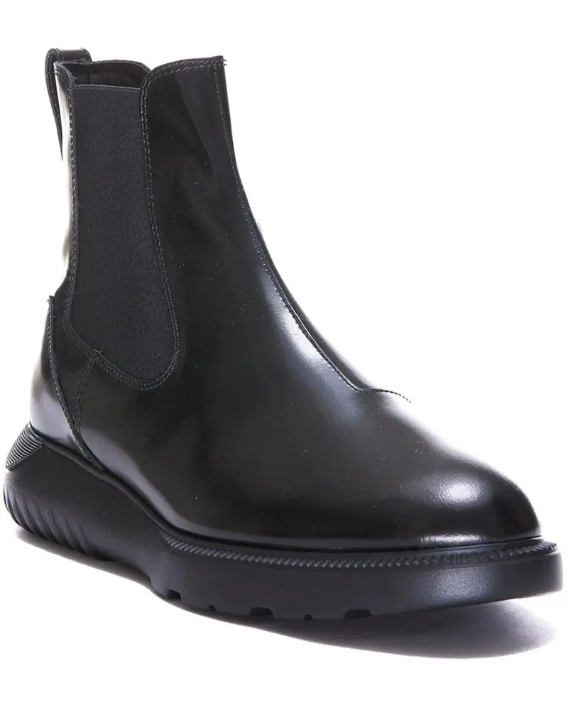 Hogan Stiefel Bootie Black schwarz Schwarz