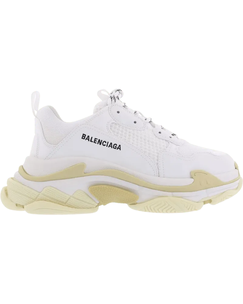 Balenciaga Low-Top Sneaker Dames Triple S Sneaker weiß Weiß
