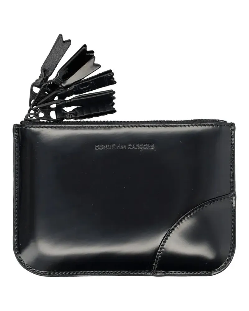 Comme des Garçons Portemonnaies Xsmall Zip Pouch schwarz Schwarz