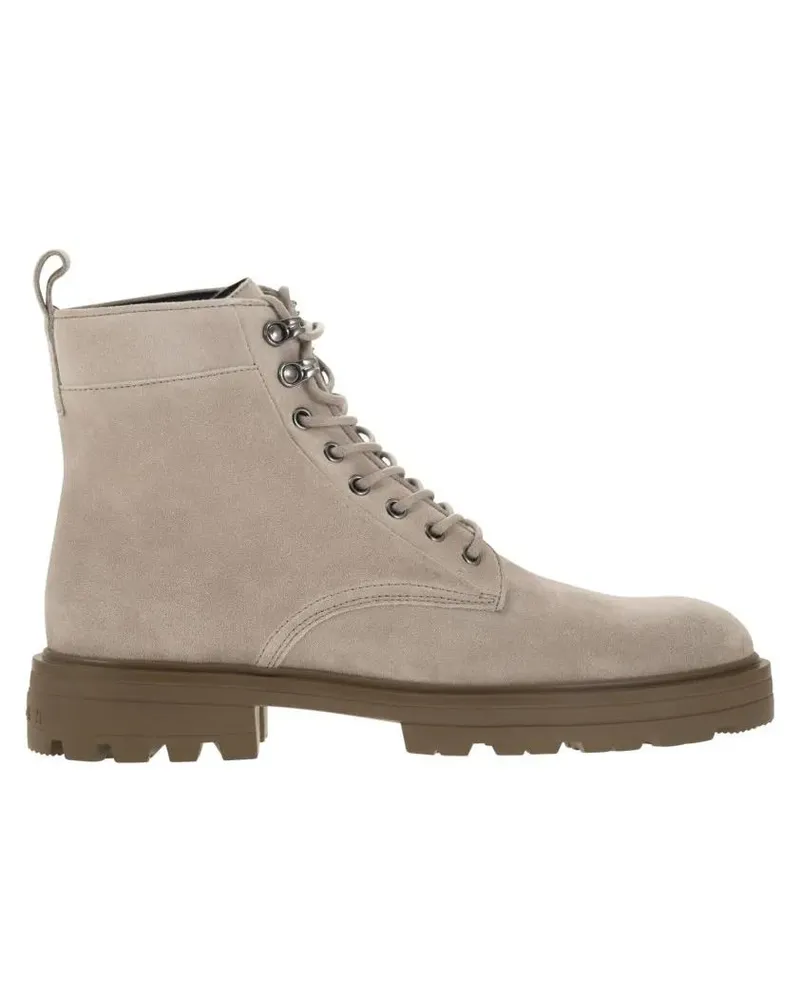 Hogan Stiefel H673 Suede Boots beige Beige