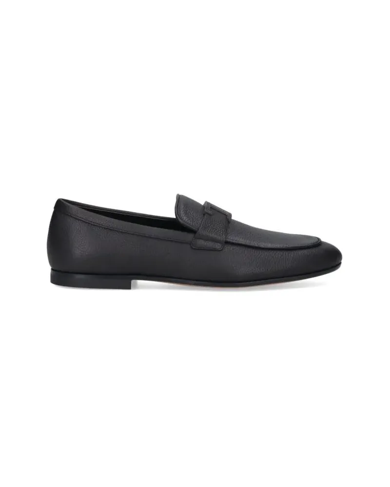 TOD'S Loafer "T Timeless" Moccasins Black schwarz Schwarz