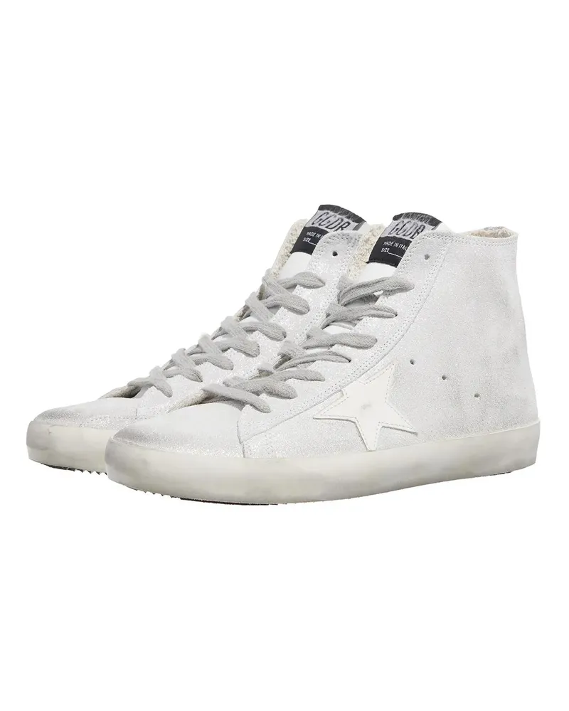 Golden Goose Sneaker Star Glitter List grau Grau