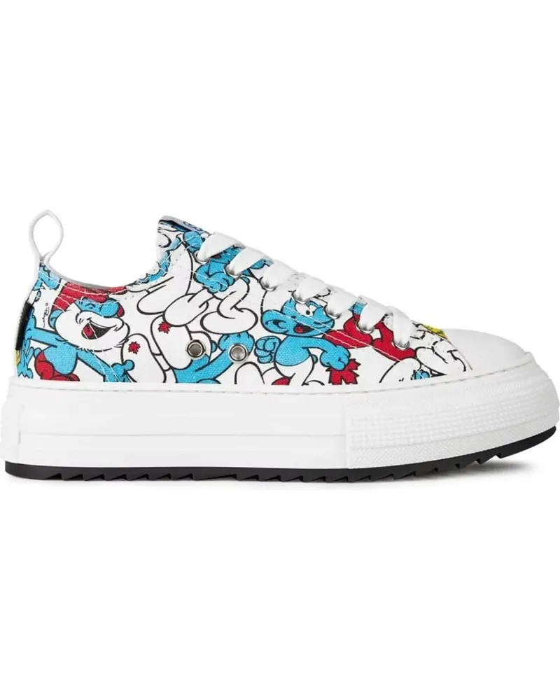Dsquared2 Low-Top Sneaker Smurfs Low Top Sneakers bunt Bunt