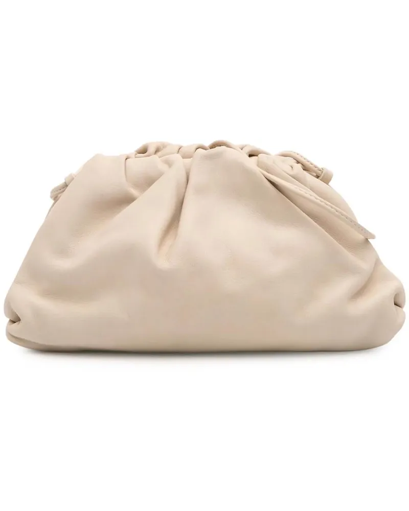 Bottega Veneta Hobo Bags Lambskin The Mini Pouch Crossbody braun Braun