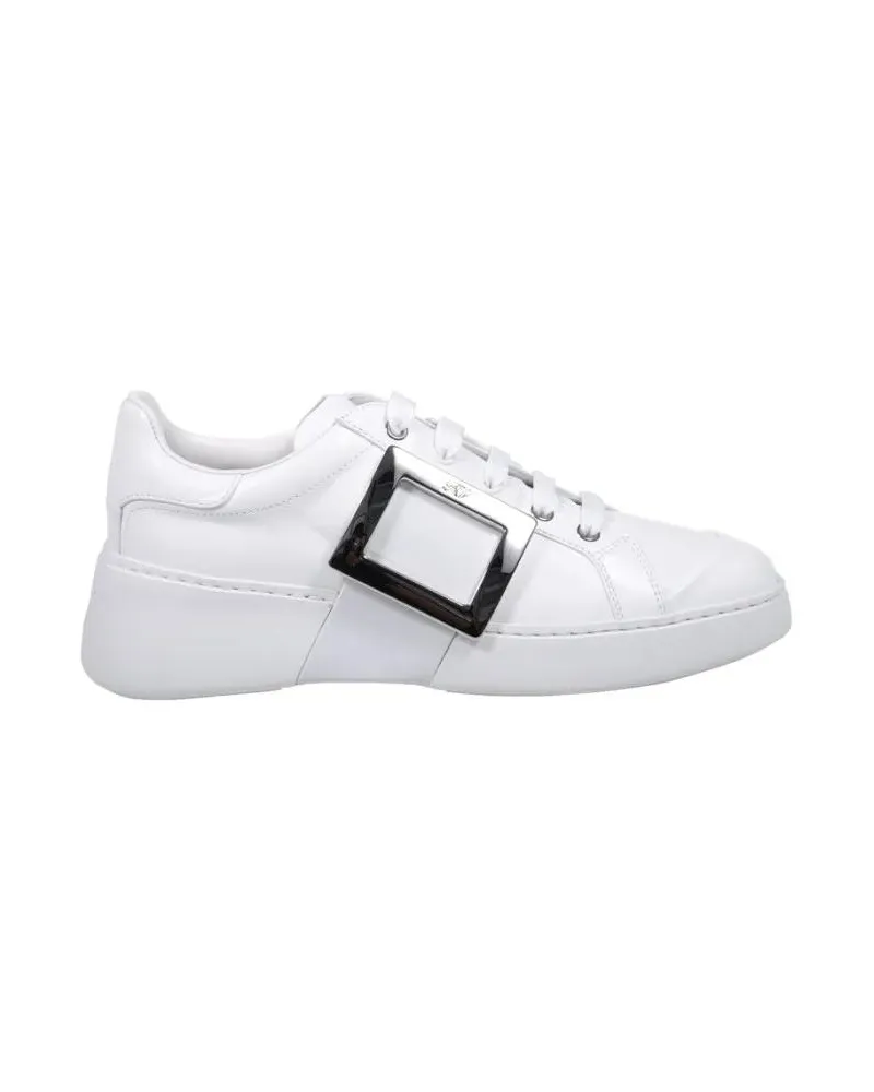 Roger Vivier Low-Top Sneaker Viv Skate Met Buc Sneaker weiß Weiß