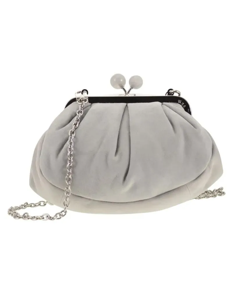 Max Mara Clutches Valois - Pasticcino Bag Small In Suede grau Grau