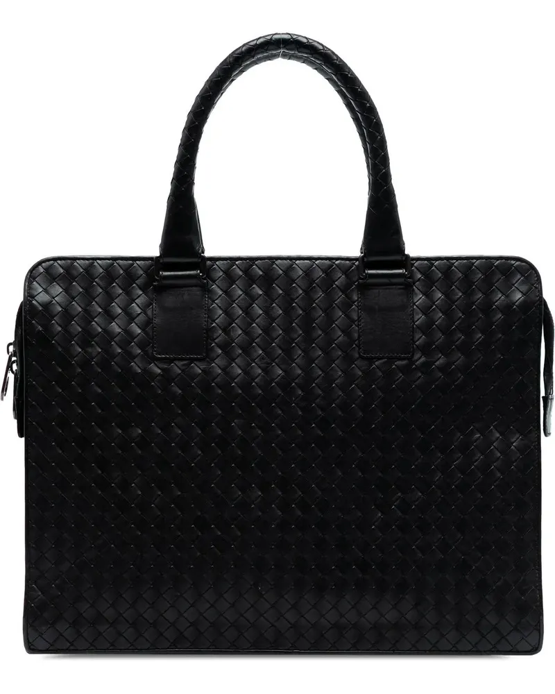 Bottega Veneta Crossbody Bags Nappa Intrecciato Business Bag schwarz Schwarz