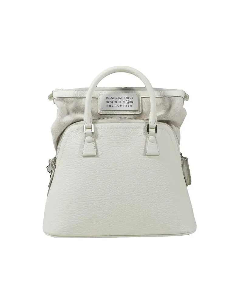 Maison Margiela Hobo Bags 5Ac Medium White Crossbody Bag grau Grau