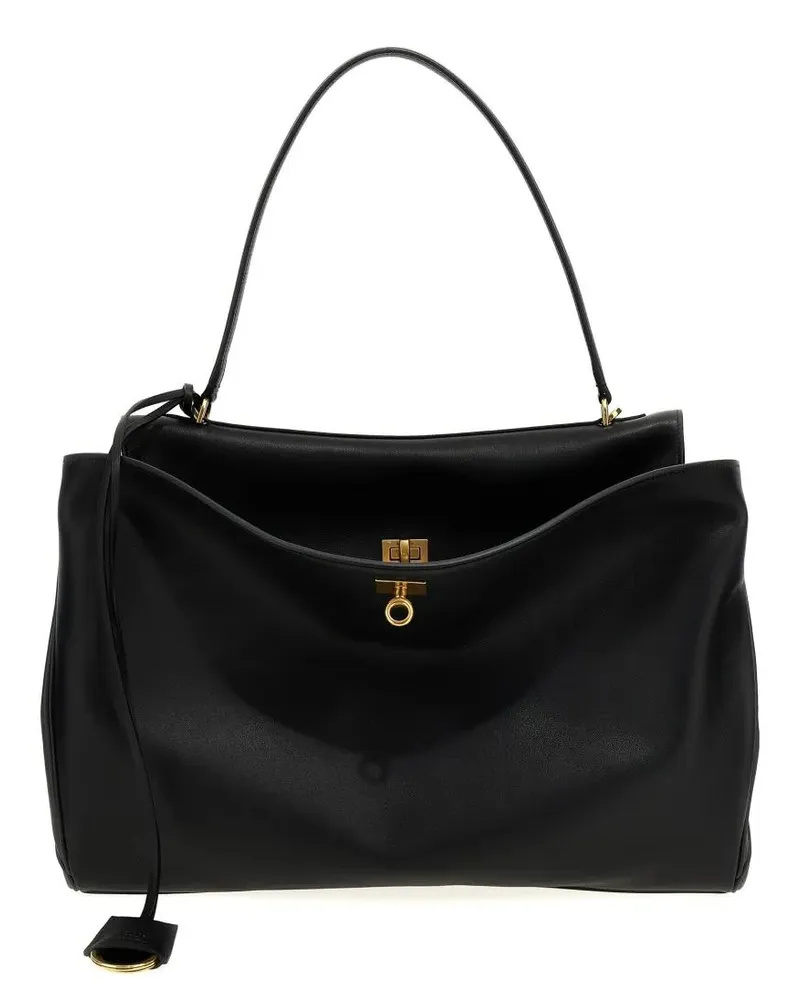 Balenciaga Hobo Bags 'Rodeo' Large Handbag schwarz Schwarz
