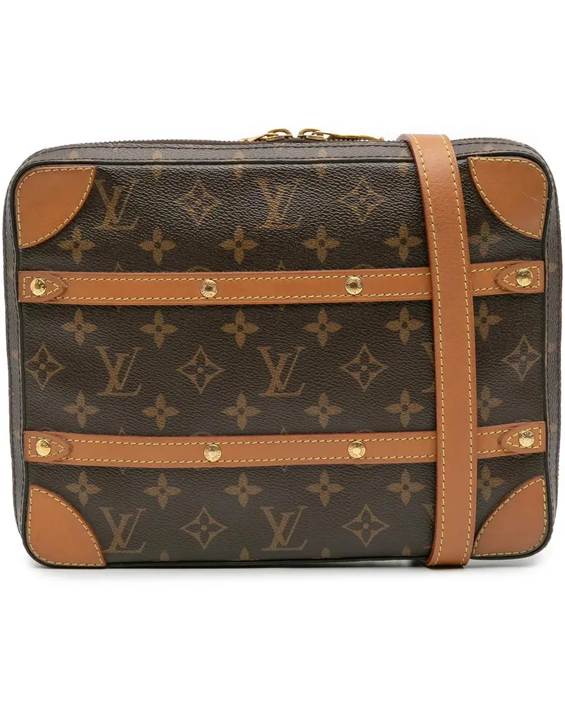 Louis Vuitton Hobo Bags Monogram Soft Trunk Messenger PM braun Braun