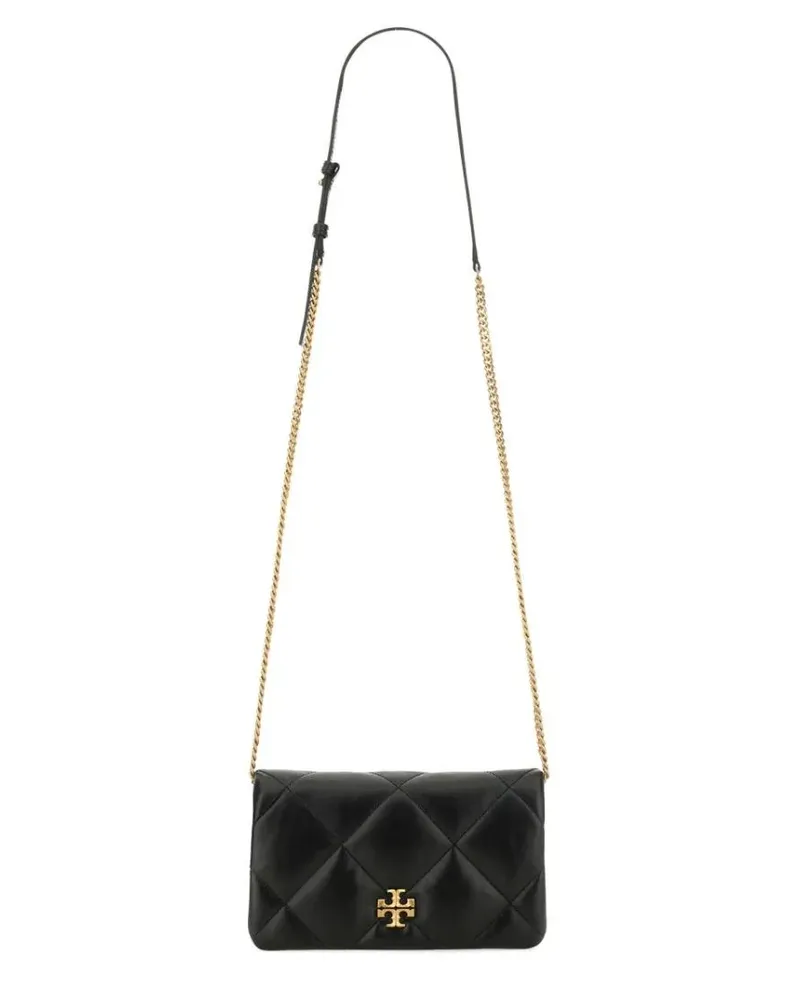 Tory Burch Portemonnaie "Kira" Wallet With Chain schwarz Schwarz