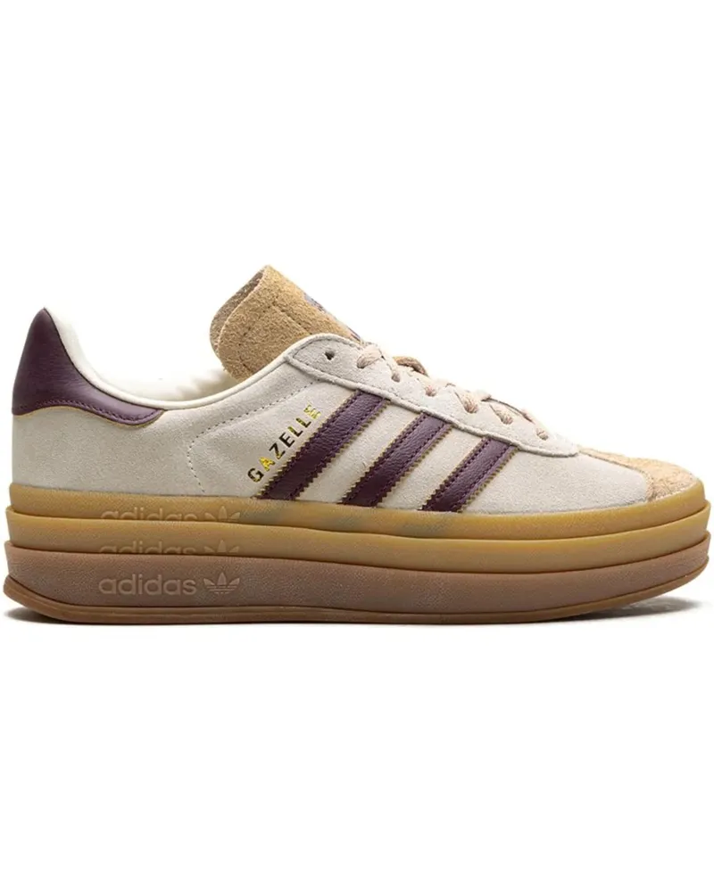 adidas Low-Top Sneaker Gazelle Bold W Cream White/maroon/magic Beige weiß Weiß