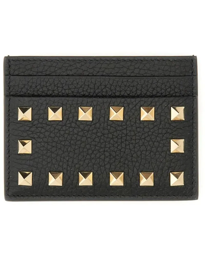 Valentino Garavani Portemonnaie "Rockstud" Card Holder schwarz Schwarz
