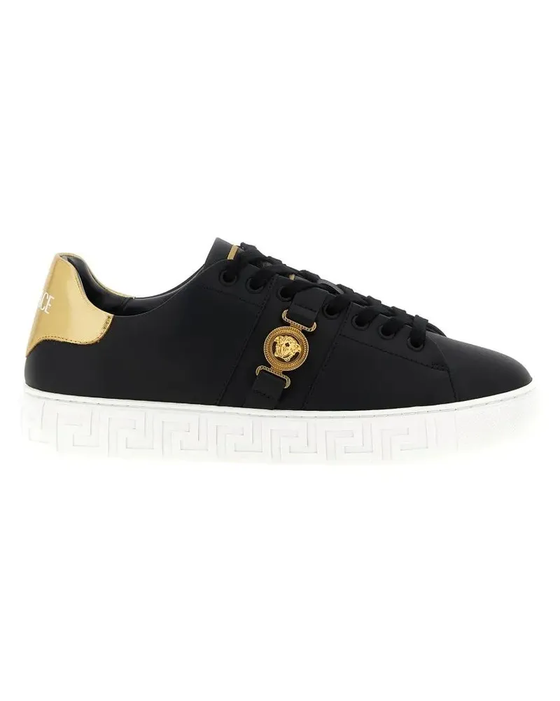 Versace Low-Top Sneaker 'Greca' Sneakers schwarz Schwarz