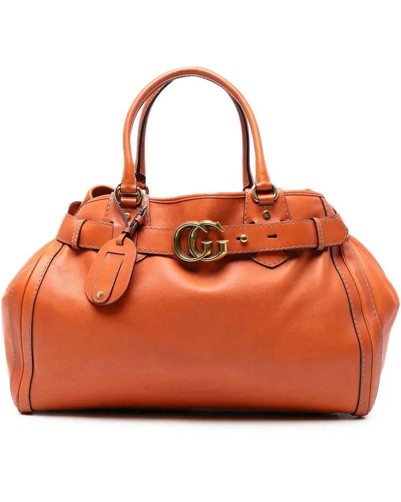 Gucci Shopper GG Canvas Running Tote orange Orange