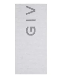 Givenchy Tücher & Schals Double Face 4G & Grey Wool Scarf Grau