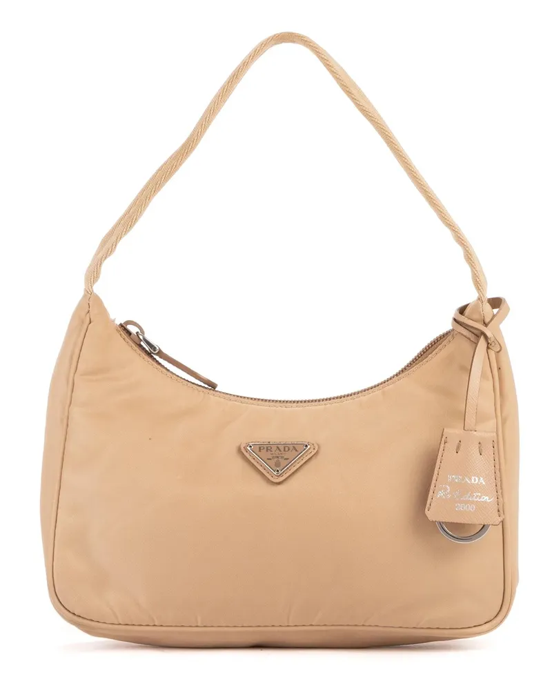 Prada Crossbody Bags Re-Edition Nylon beige Beige