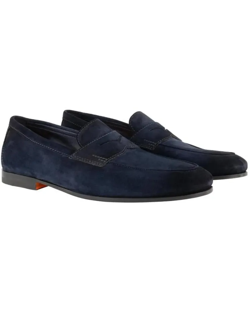 Santoni Loafer Carlos Loafer blau Blau