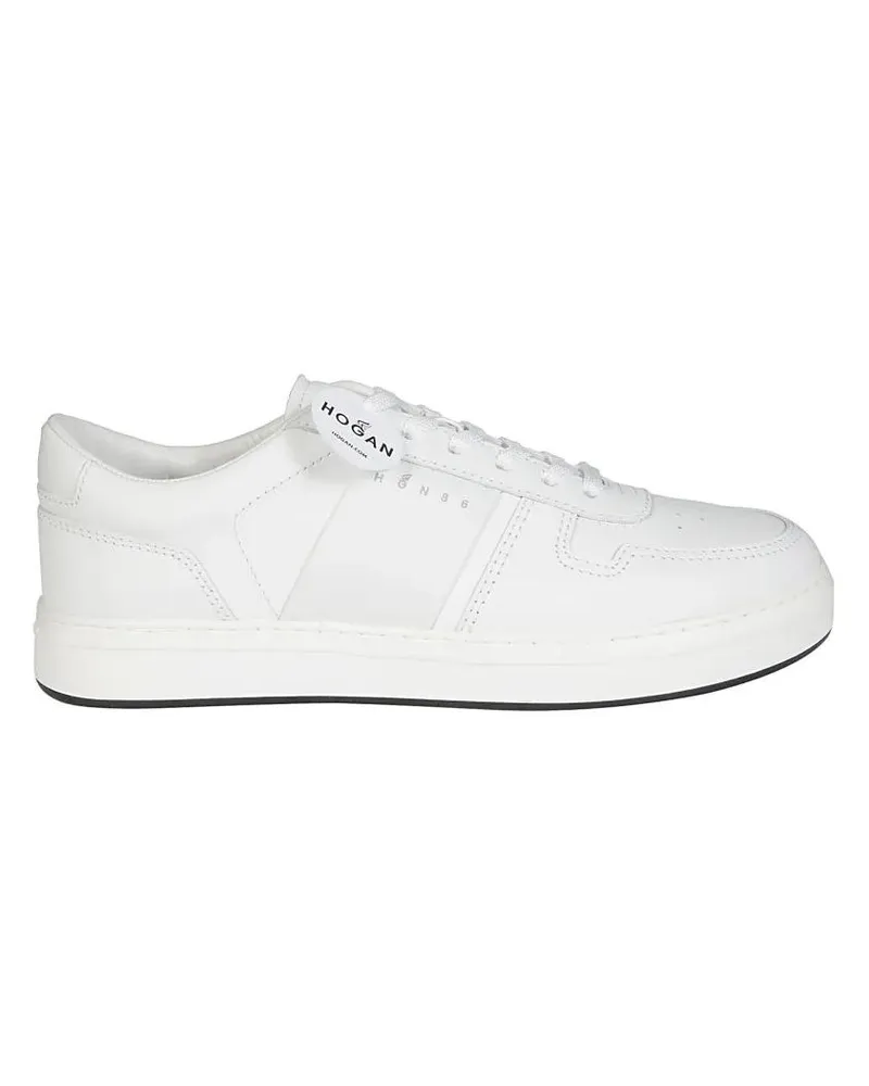 Hogan Low-Top Sneaker H668 Allacciato Fascia Logo Sneakers weiß Weiß