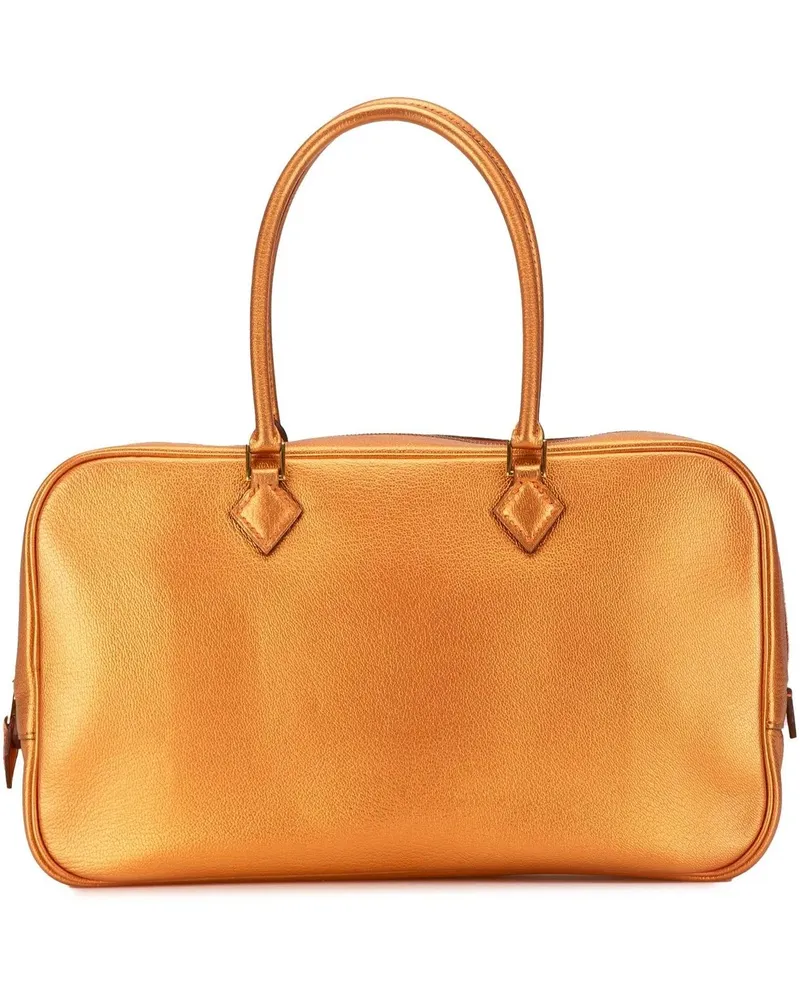 Hermès Crossbody Bags 2004 Metallic Chevre Coromandel Plume Elan 28 orange Orange