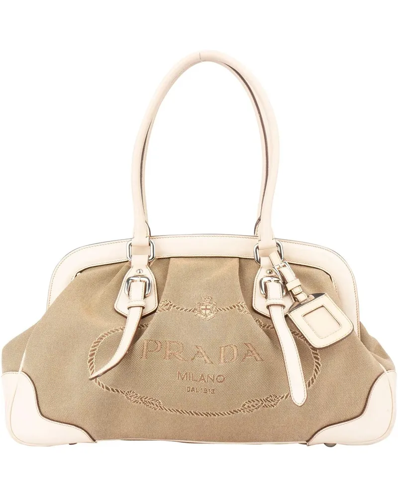 Prada Crossbody Bags  Jacquard Triangle Handbag bunt Bunt