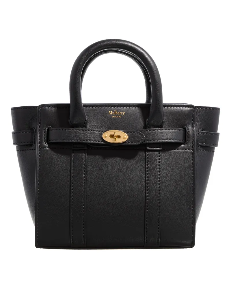 Mulberry Crossbody Bags Micro Zipped Bayswater schwarz Schwarz