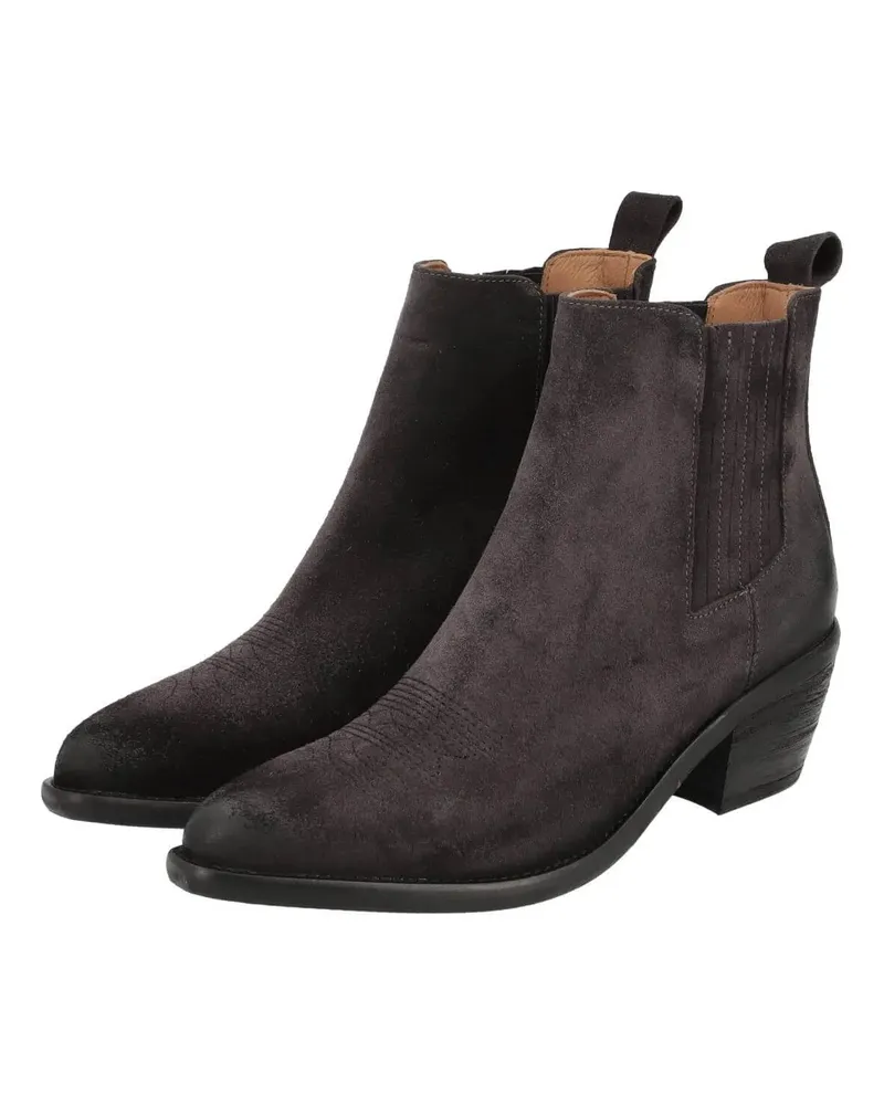 Thea Mika Stiefeletten Cowboy Boots dunkelgrau 