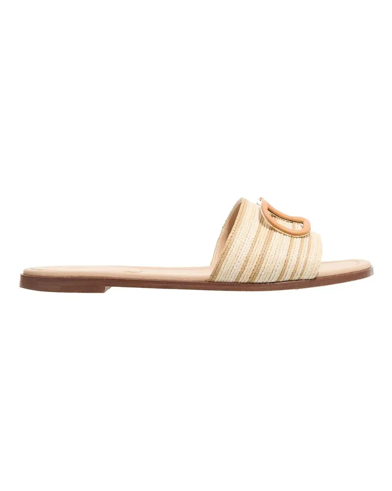 Valentino Garavani Sandalen VLogo Slide beige Beige