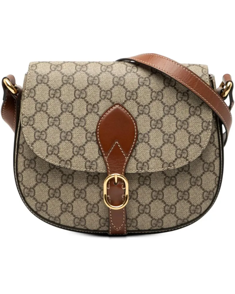 Gucci Hobo Bags GG Supreme Linea A Crossbody braun Braun