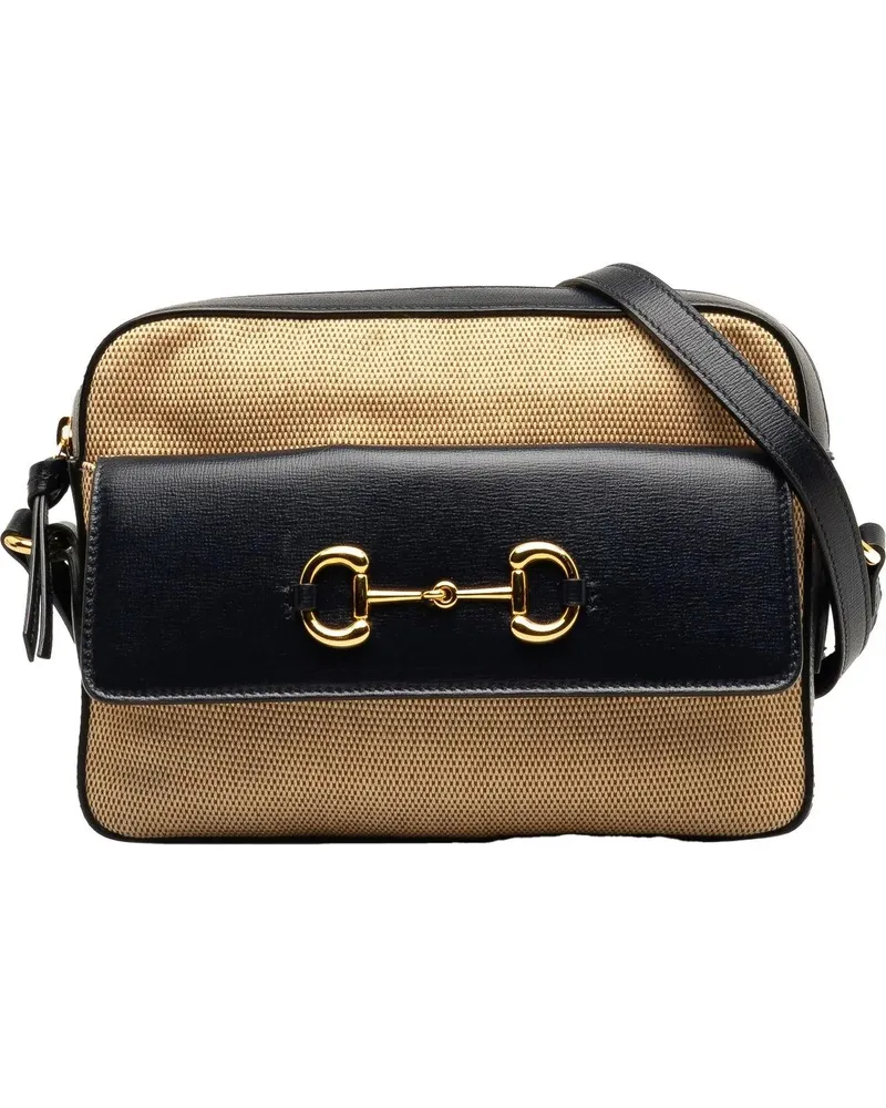Gucci Hobo Bags 2016-2023 Horsebit 1955 Flap Pocket Camera Bag braun Braun