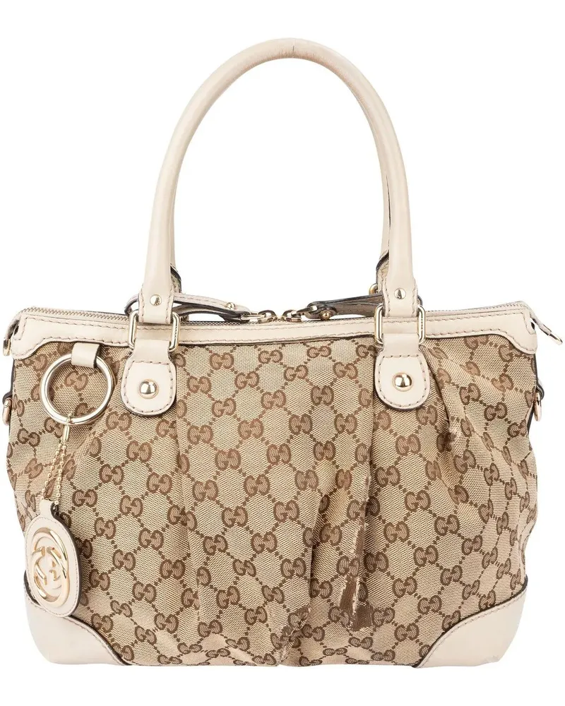 Gucci Crossbody Bags  GG Monogram Sukey Handbag braun Braun