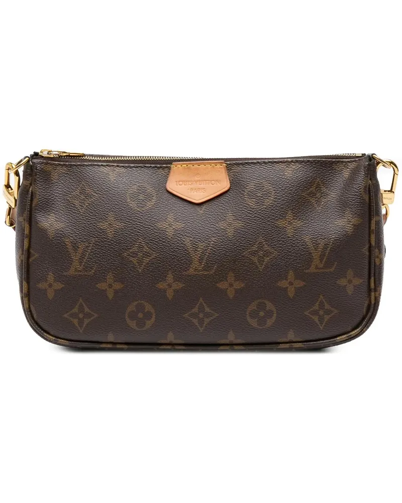 Louis Vuitton Hobo Bags Monogram Multi Pochette Accessoires braun Braun