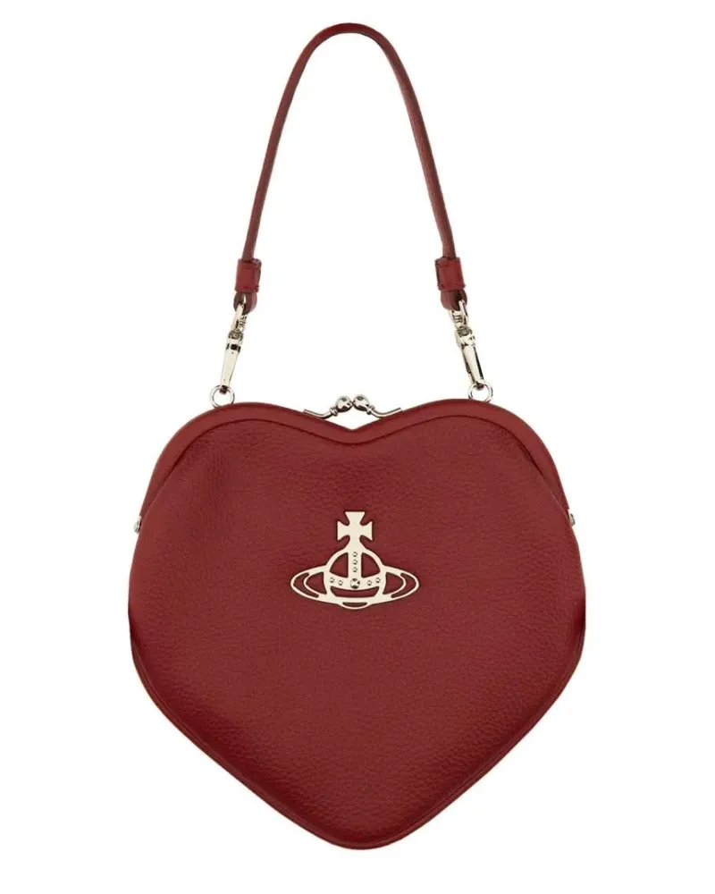 Vivienne Westwood Hobo Bags "Belle" Heart Frame Bag rot Rot