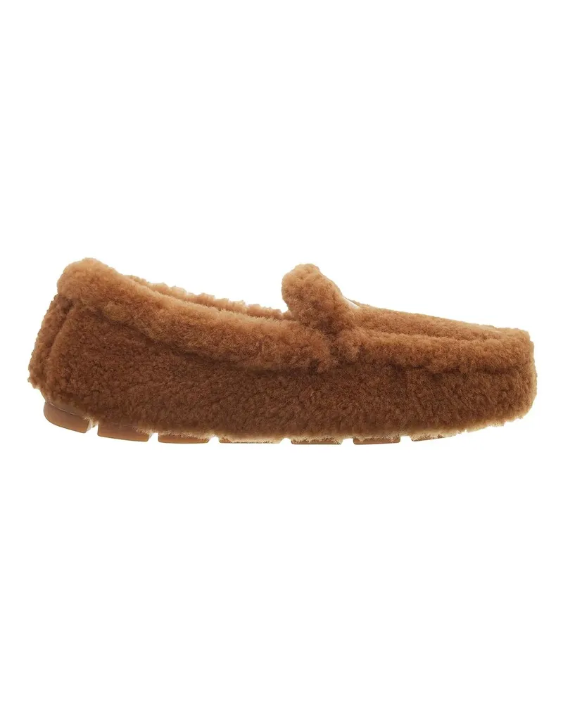 Prada Loafer Loafer With Shearling braun Braun