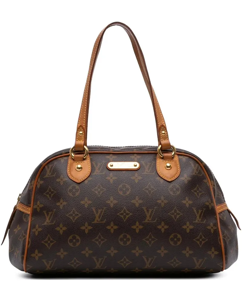 Louis Vuitton Crossbody Bags Monogram Montorgueil PM braun Braun