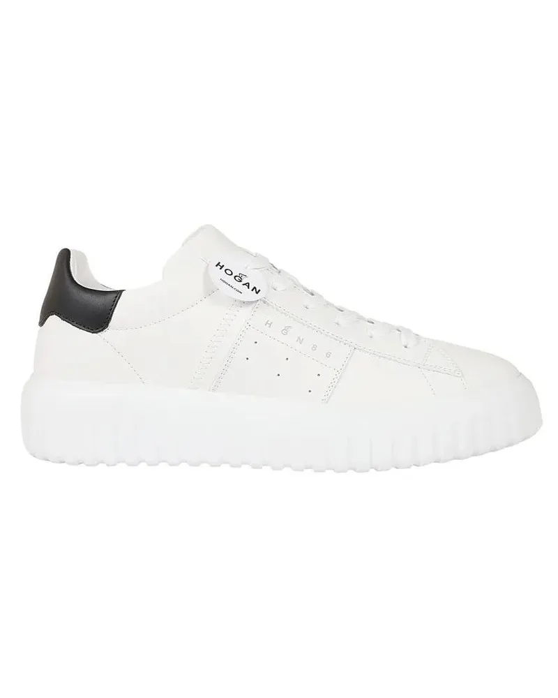 Hogan Low-Top Sneaker H Stripes White Leather Sneakers weiß Weiß